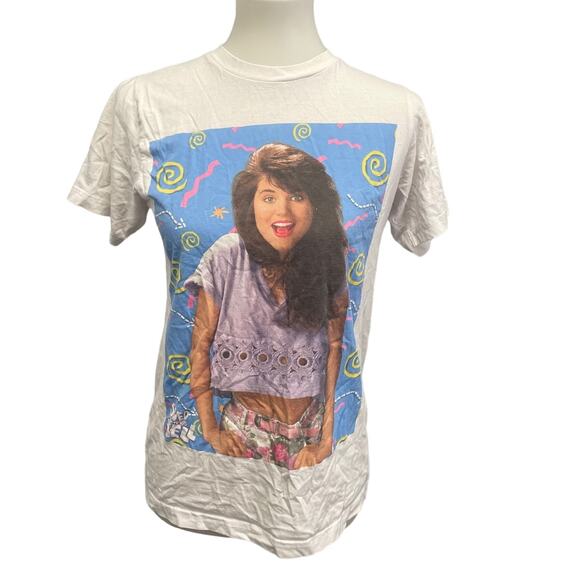 2013 Saved By The Bell Womens Small Kelly 100% Cotton Short Sleeve Tee Shirt - Picture 1 of 4